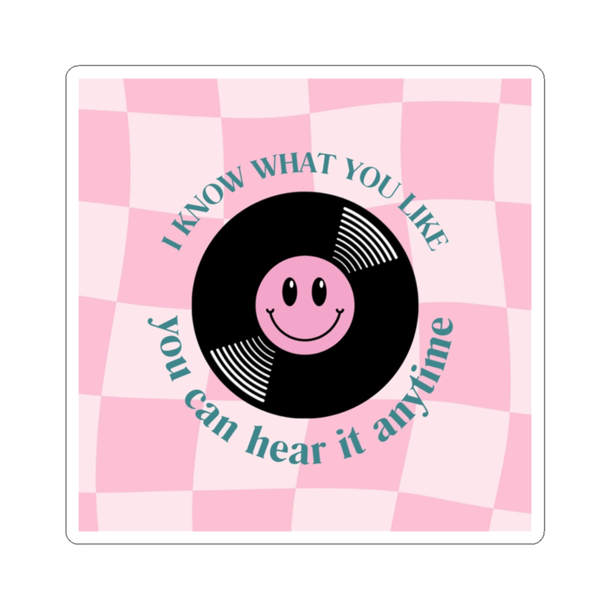 Carla's song record sticker