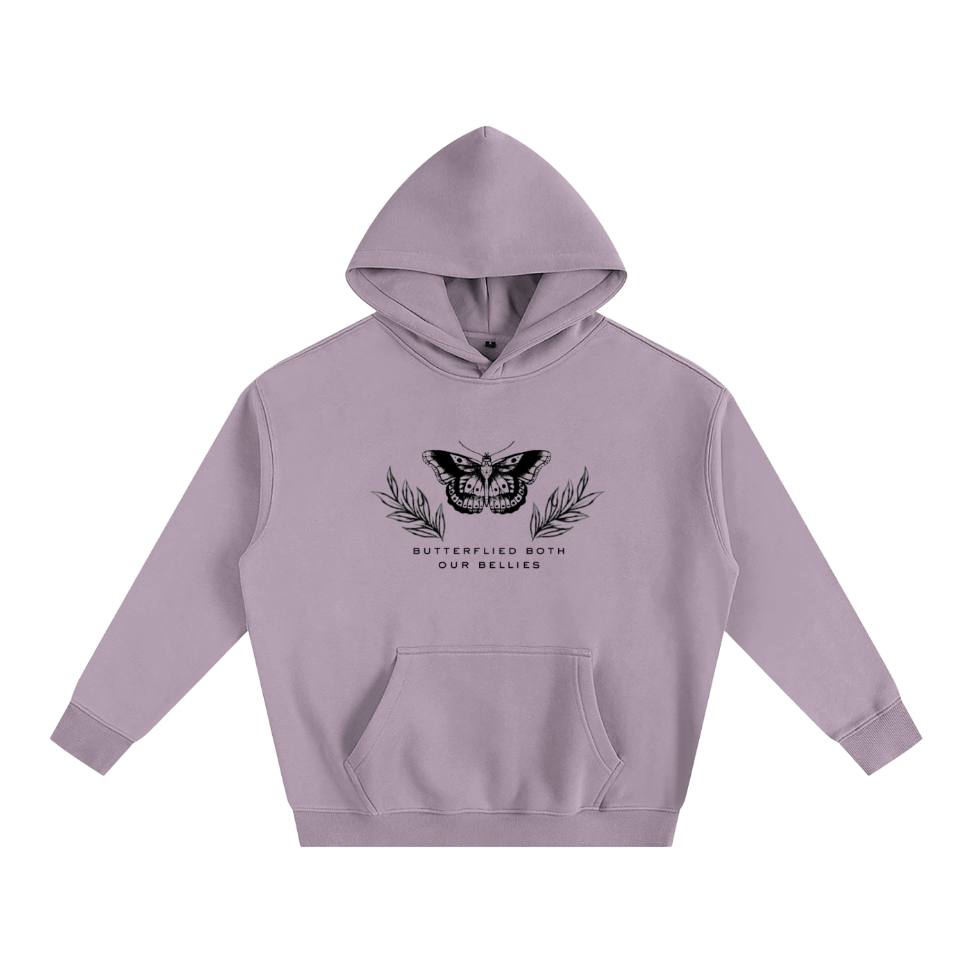 Butterflied Oversize Fleeced Hoodie