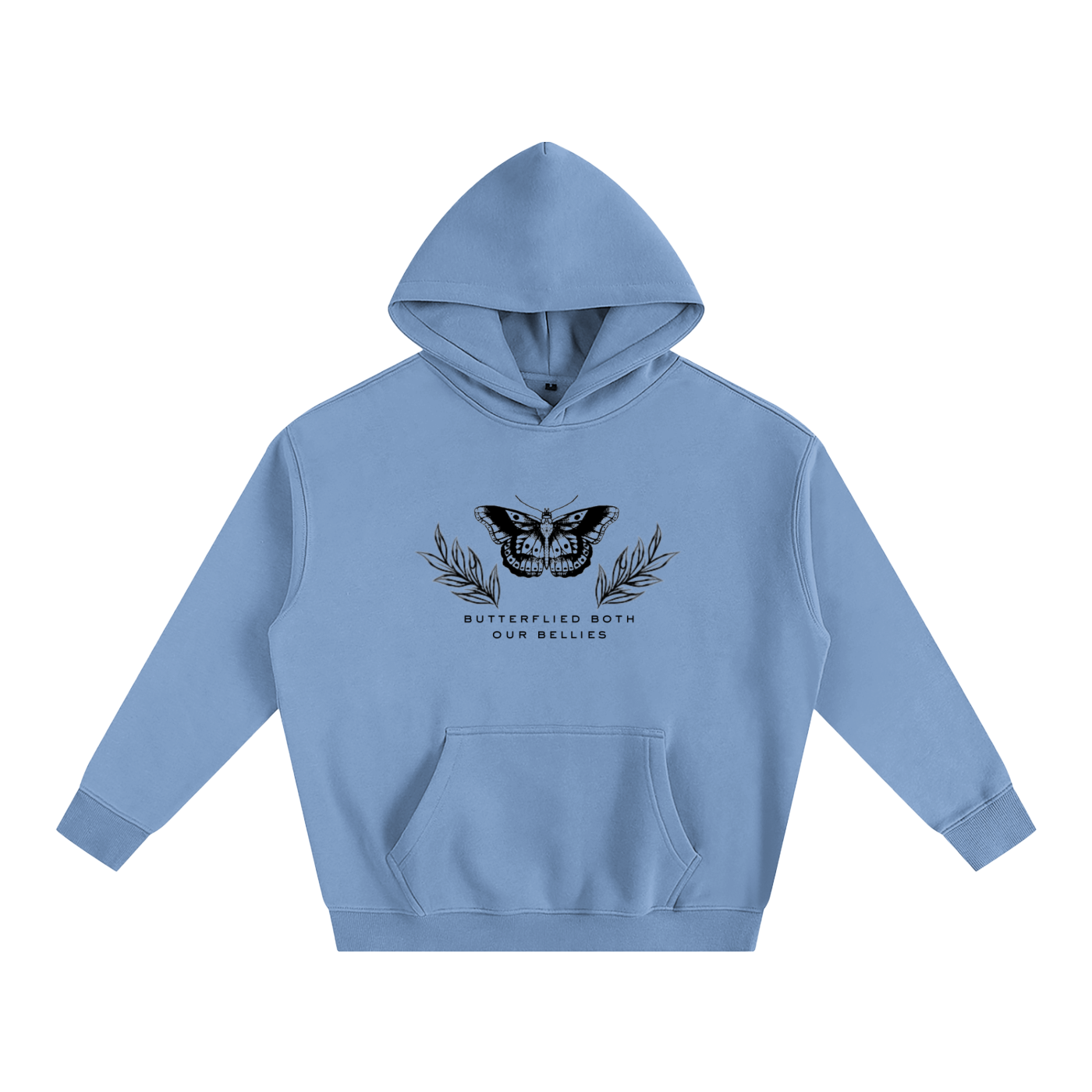 Butterflied Oversize Fleeced Hoodie