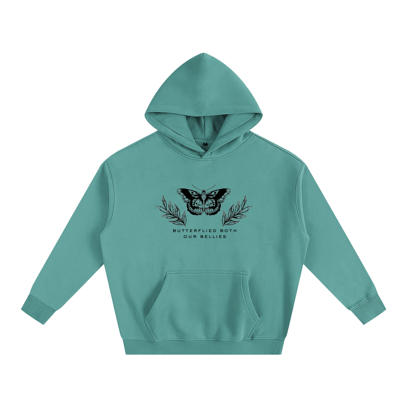 Butterflied Oversize Fleeced Hoodie