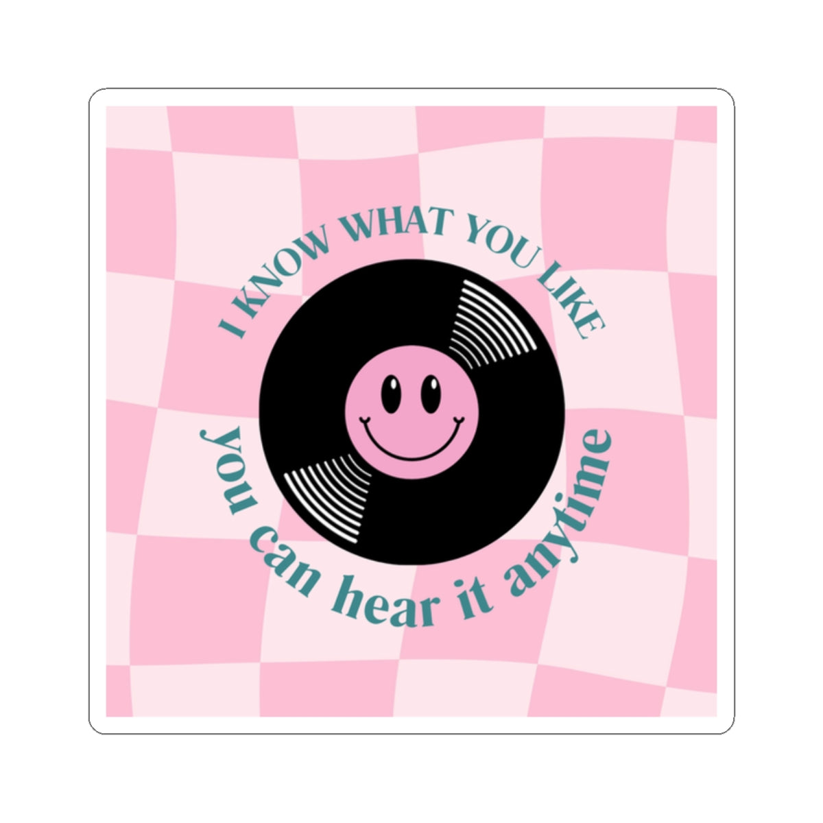 Carla's song record sticker