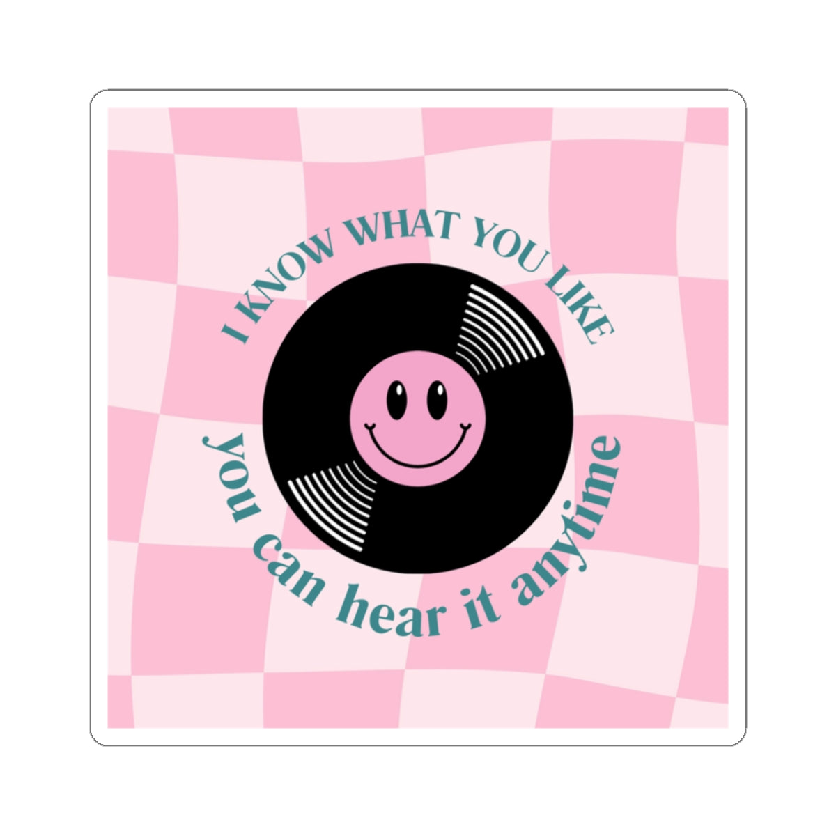 Carla's song record sticker