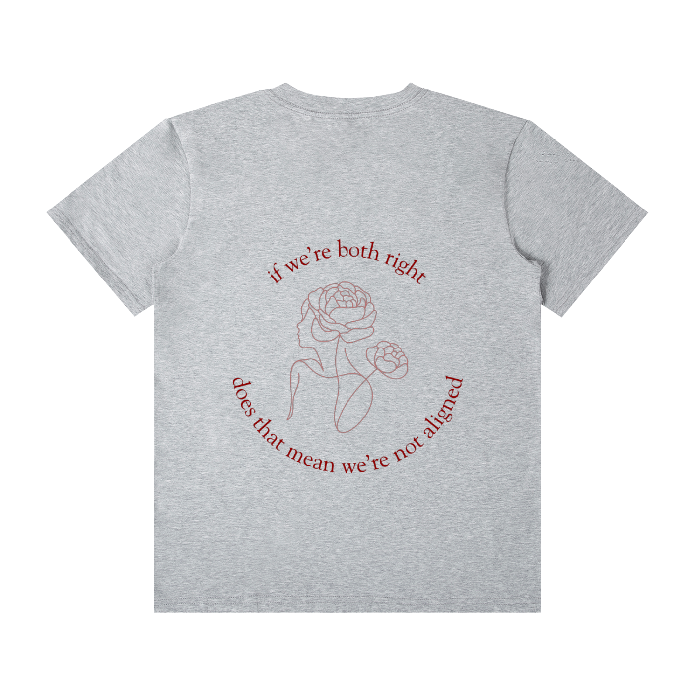 Coming Up Roses Unisex Classic Crew Neck Cotton T-Shirt