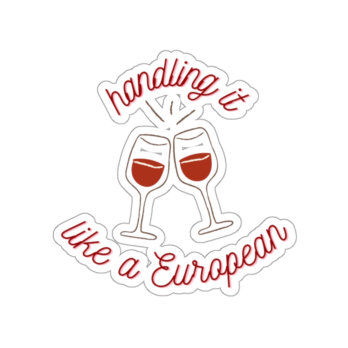 Taste Back Die Cut Sticker