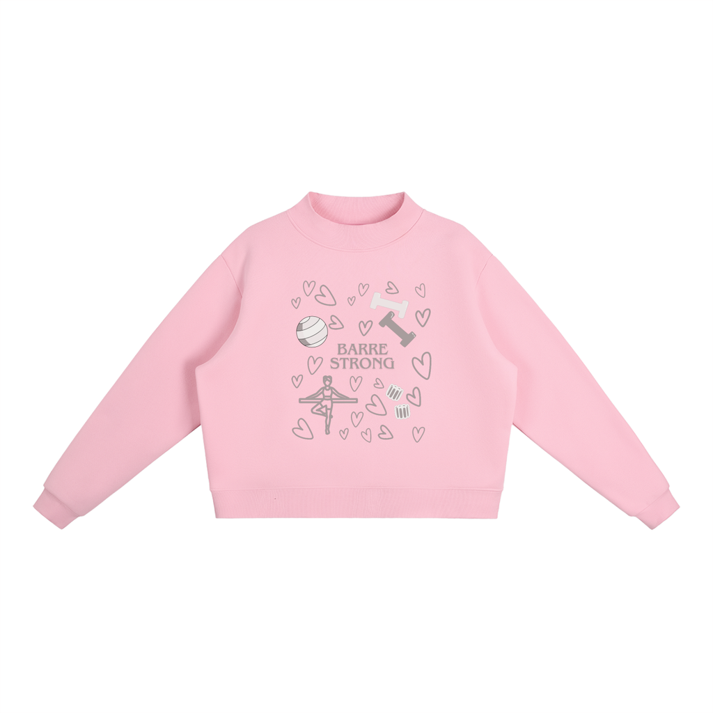 barre strong mockneck