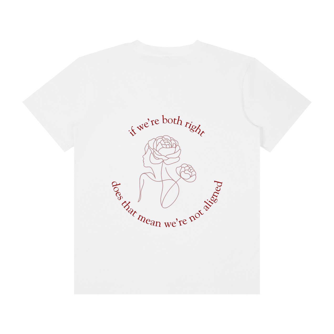 Coming Up Roses Unisex Classic Crew Neck Cotton T-Shirt