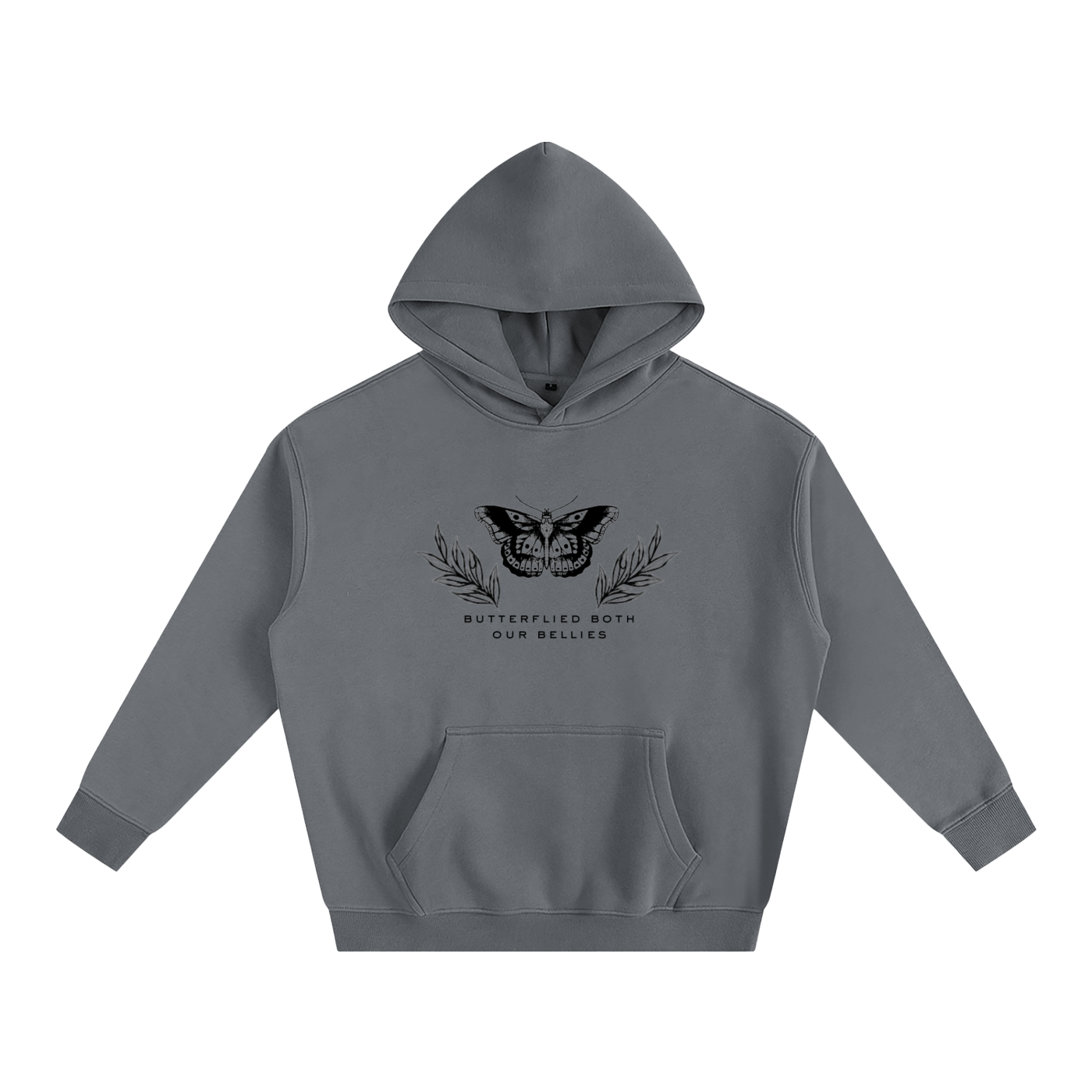 Butterflied Oversize Fleeced Hoodie